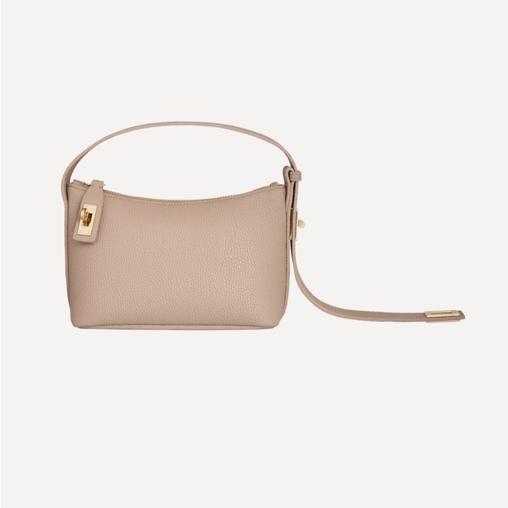 Verafied Twister Hobo Bag - Beige